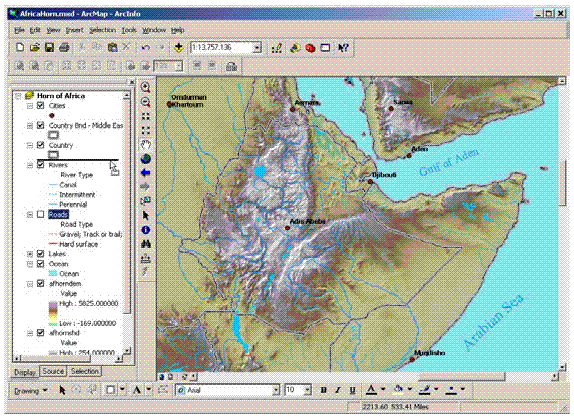 GIS datasets are used as layers in maps.